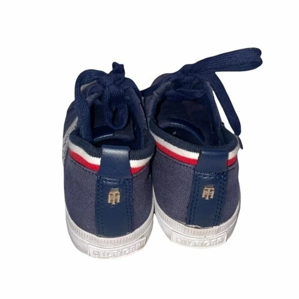 Sneakers TOMMY HILFIGER Low Cut Lace-Up Sneaker blue-red-white SZ 6.5 M